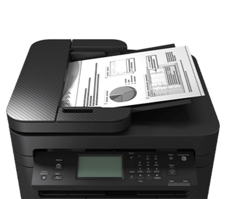 Canon MF274dn imageCLASS LASER AIO Printer (MONOCHROME) | 29ppm | Auto Duplex Print | Scan; Copy; Fax | Network | 6-line Touchscreen LCD