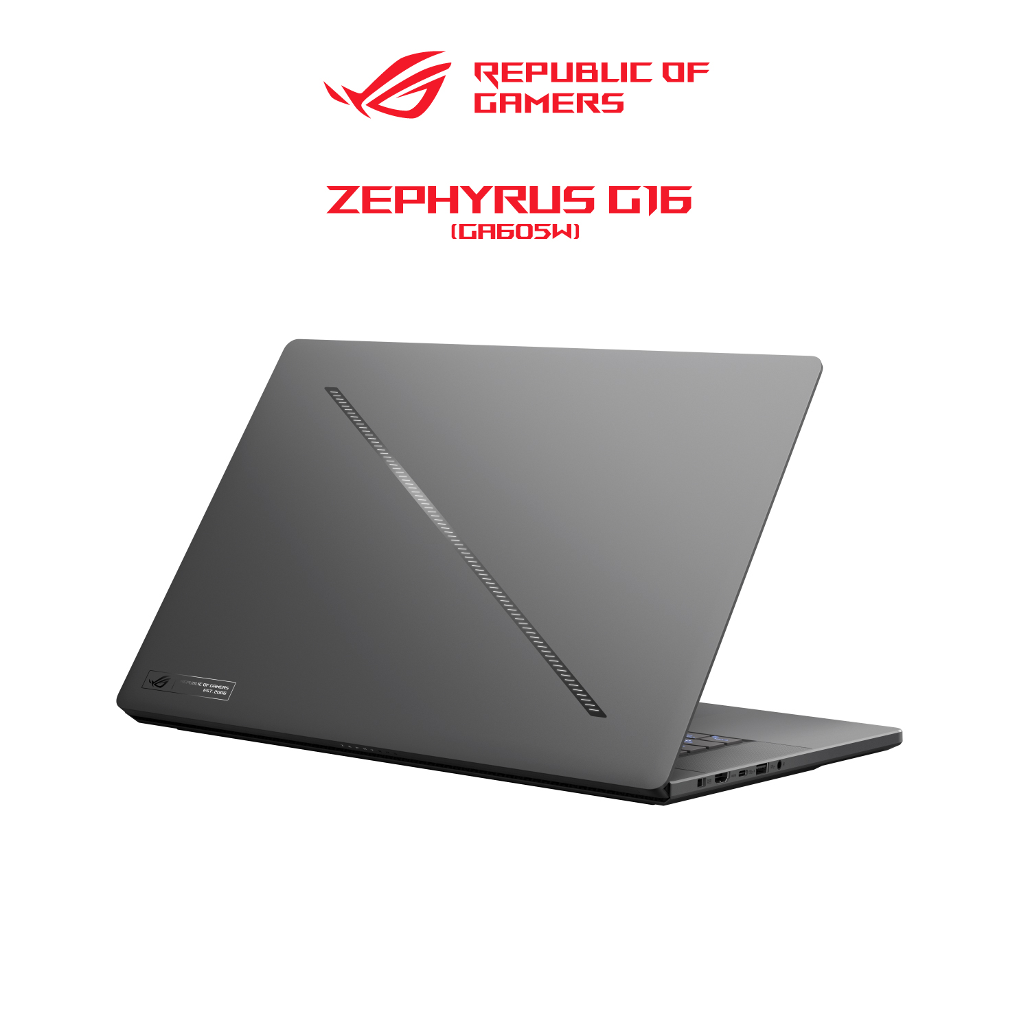 Asus ROG Zephyrus G16 GA605W-IQR103WO Gaming Laptop (Eclipse Gray) | AMD Ryzen AI 9 HX 370