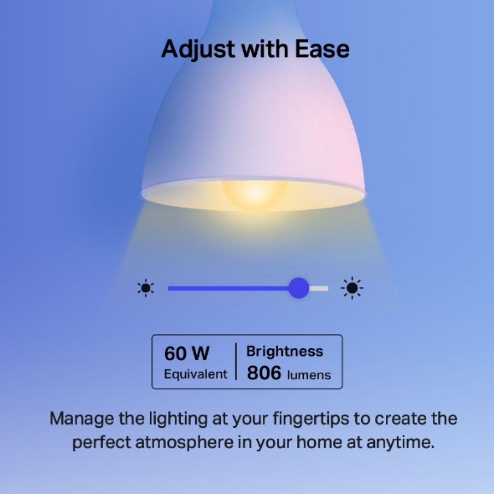 TP-Link L530E Kasa Smart WiFi Wireless LED Light Bulb with Dimmable Light