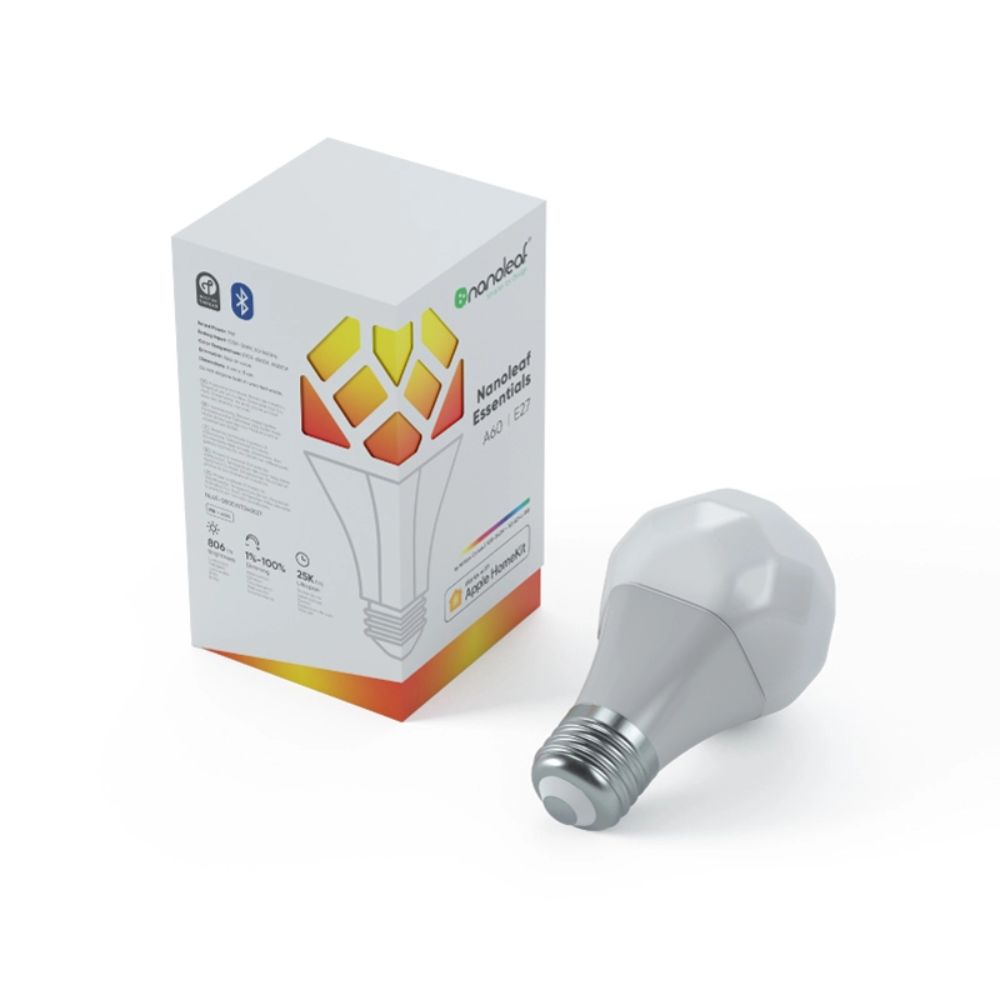 Nanoleaf Essentials Smart Bulb | Gaming RGB Light Bulb | A60 | E27