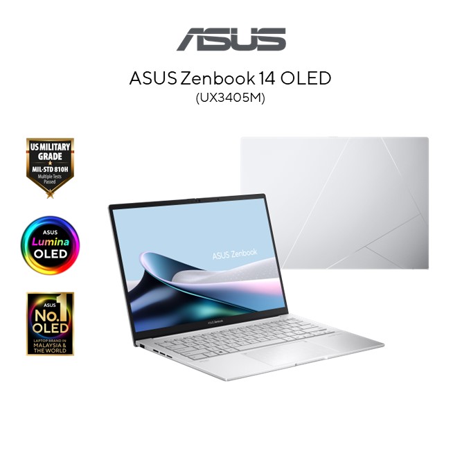 Asus ZenBook 14 OLED UX3405M-APZ345WSM Laptop | Intel EVO Core Ultra 9-185H