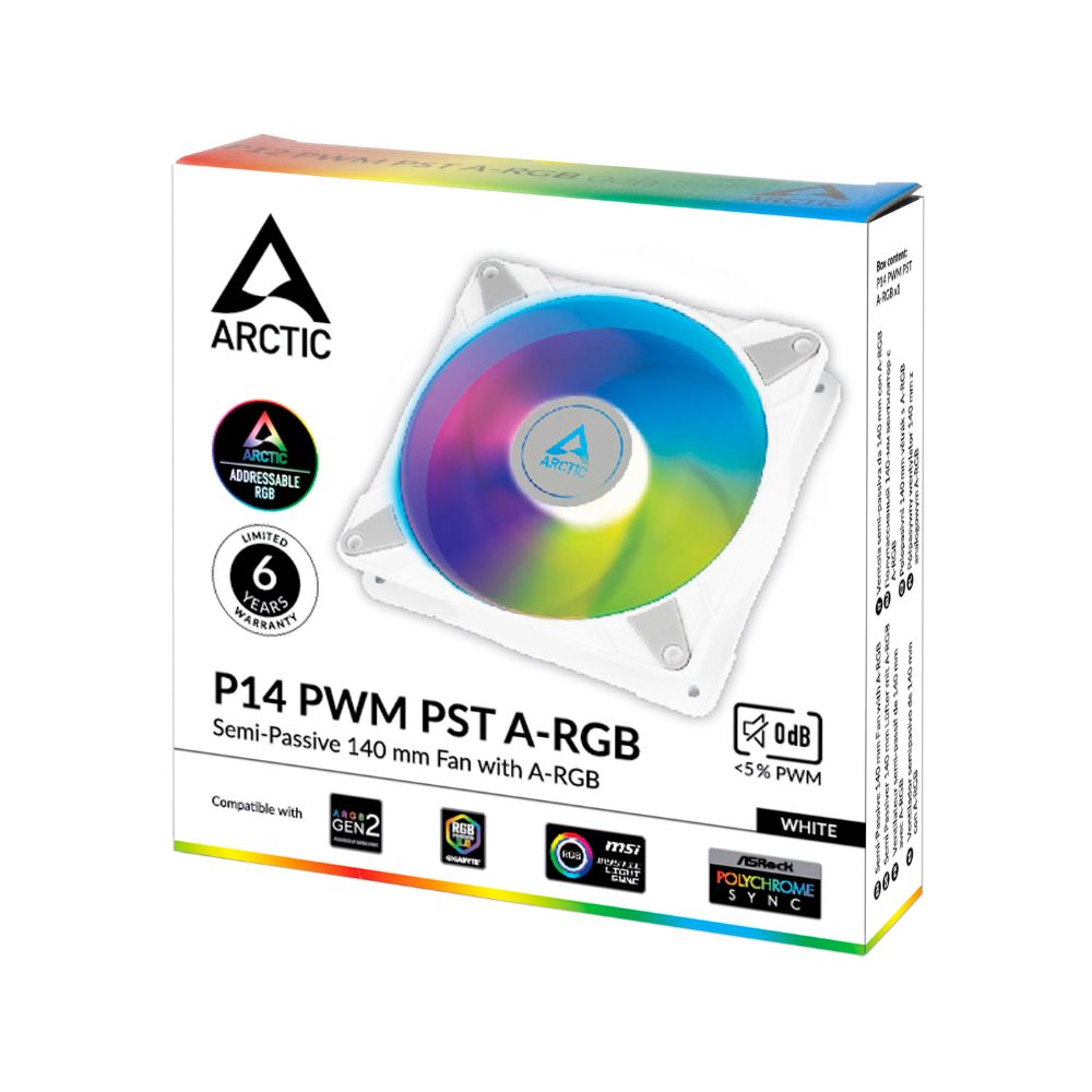 Arctic P14 PWM PST ARGB Fan Case