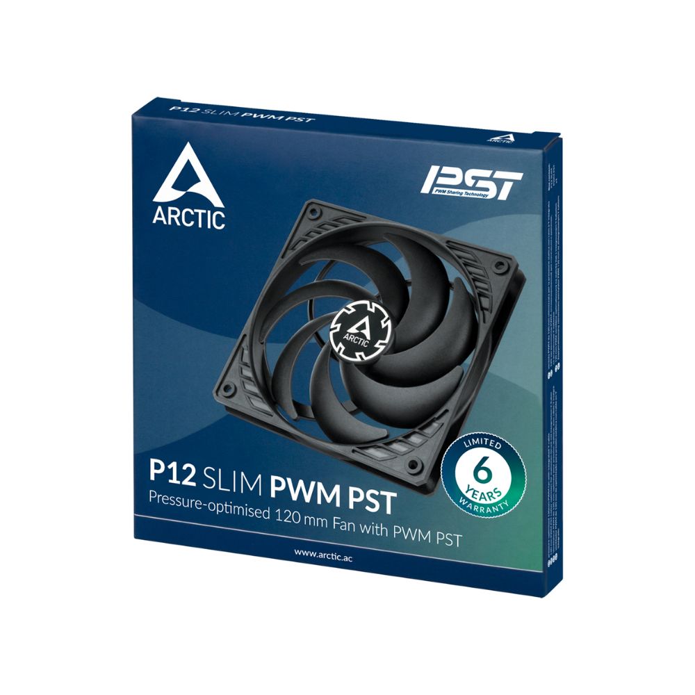 Arctic P12 Slim PWM PST Fan Case