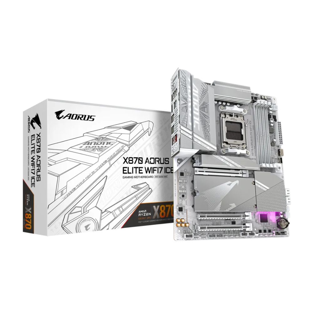 Gigabyte X870 AORUS Elite WIFI7 ICE ATX Motherboard