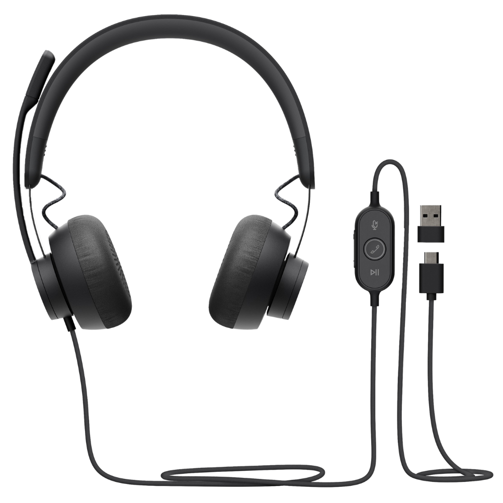 Logitech Zone Wired Headset with Noise Canceling Mic (UC version)