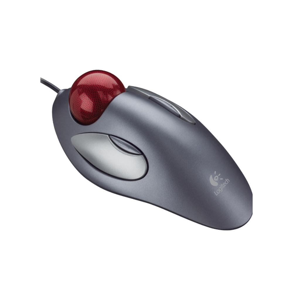 Logitech TrackMan Marble USB Wired Optical Mouse