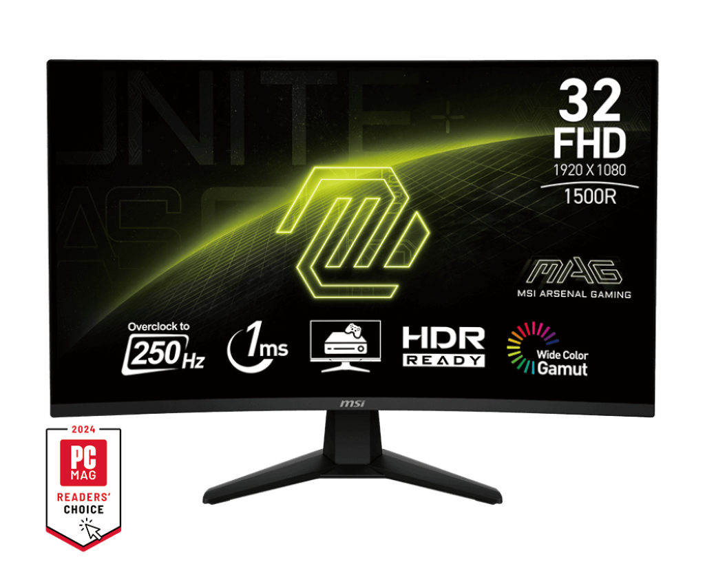 MSI MAG32C6X Gaming Monitor 31.5" | Curved 1500R