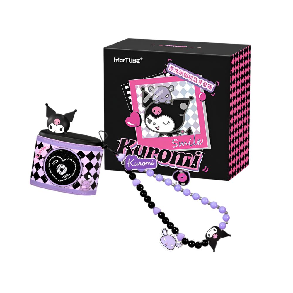 MarTube Kuromi Camera Bluetooth Speaker