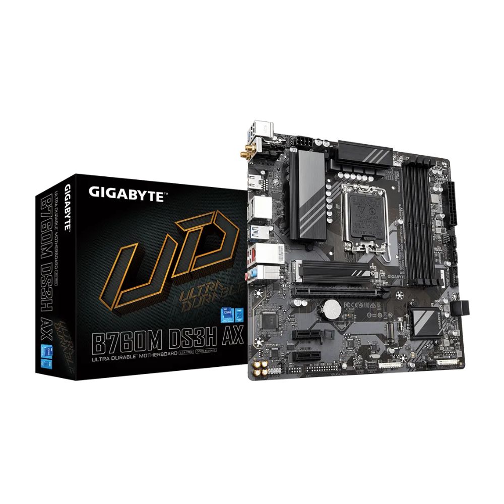 Gigabyte B760M-DS3H AX D5 mATX Motherboard