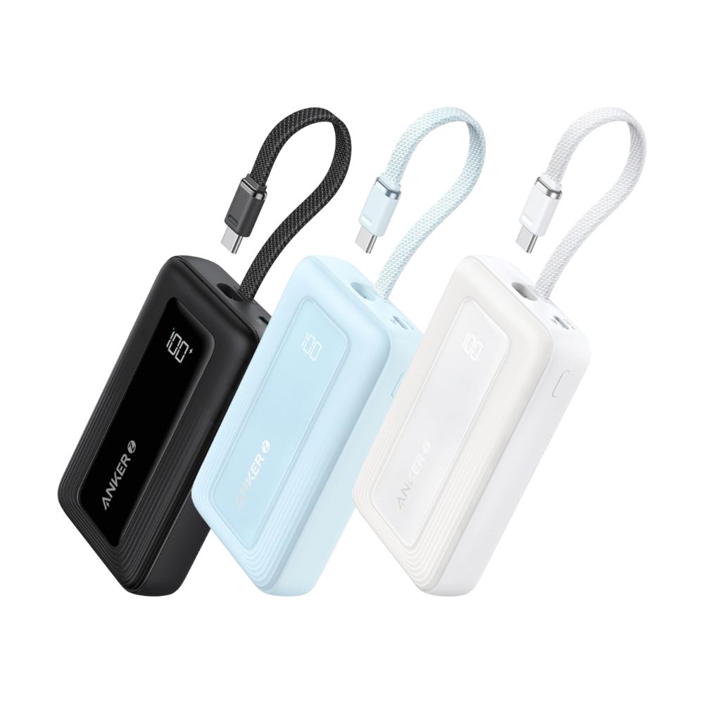 ANKER Zolo 30W Power Bank with Built-in Braided Cable