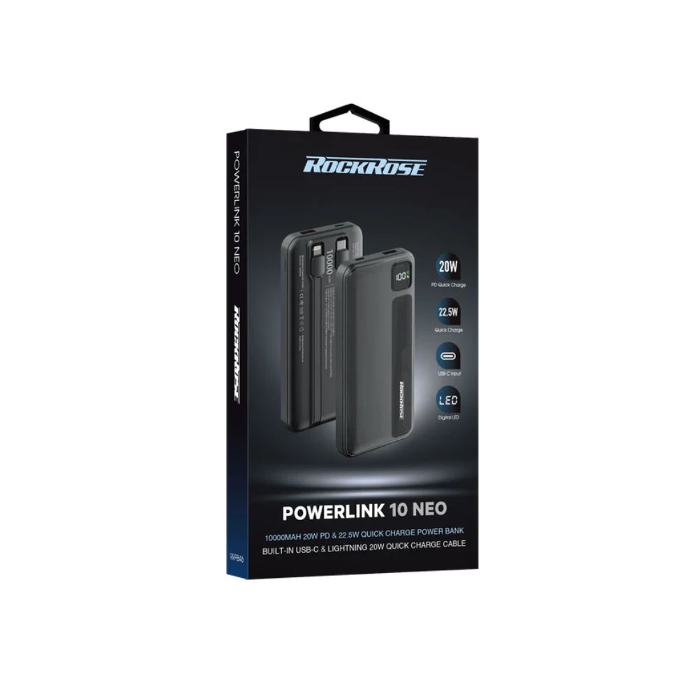 ROCKROSE Powerlink 10 Neo Power Bank