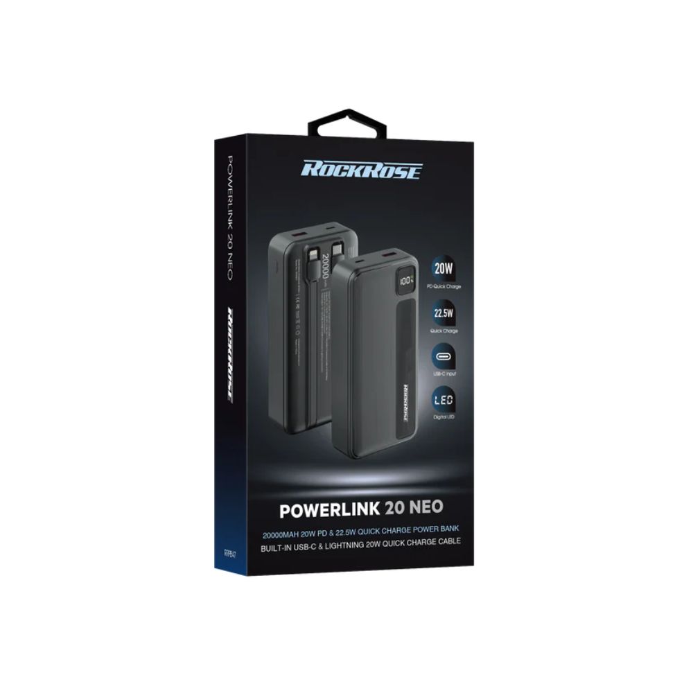 ROCKROSE Powerlink 20 Neo Power Bank