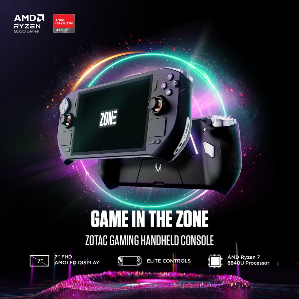 ZOTAC Gaming Zone BLACK ZGC-G1A1W-01 Gaming Handheld