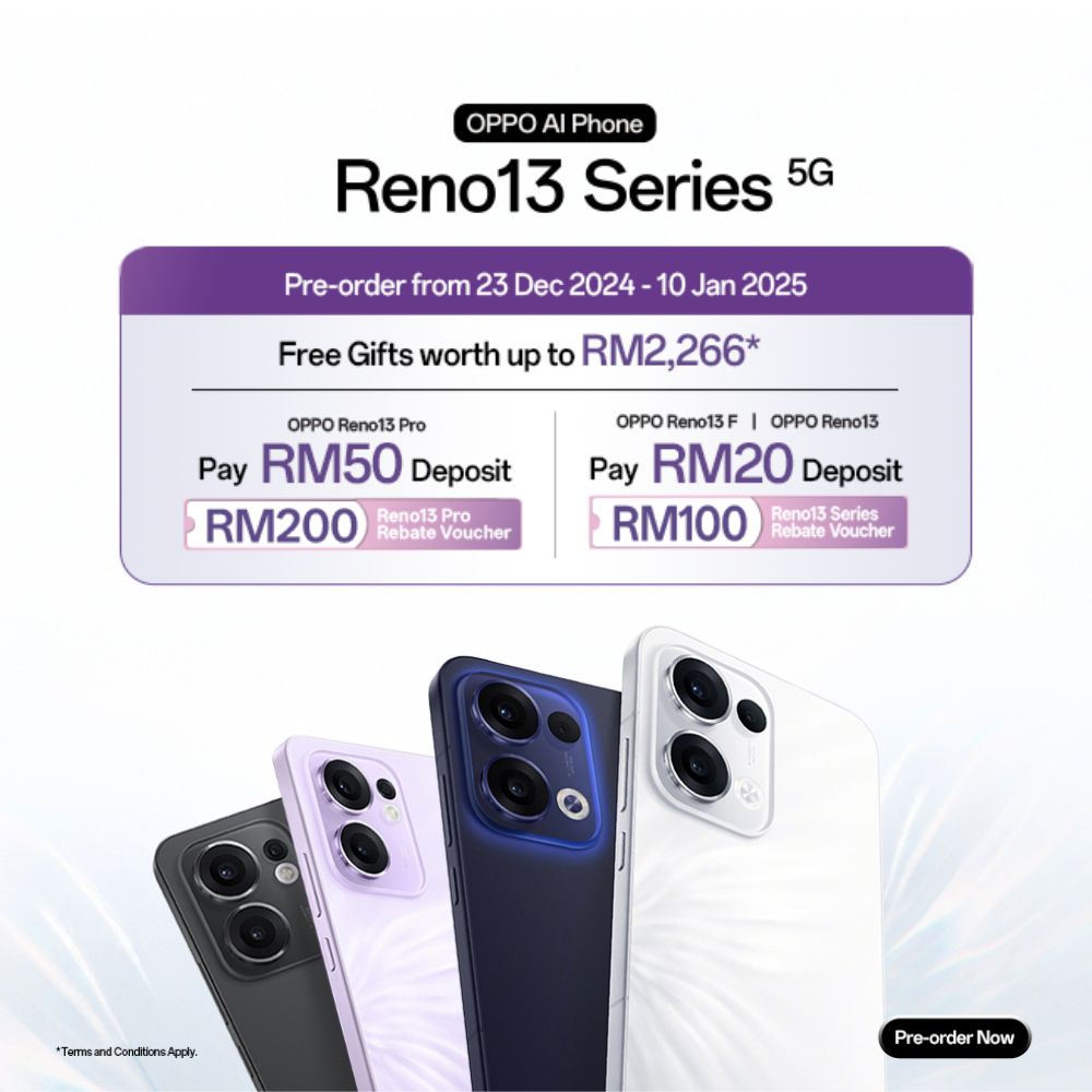 [Deposit RM50] OPPO Reno13 Pro 5G