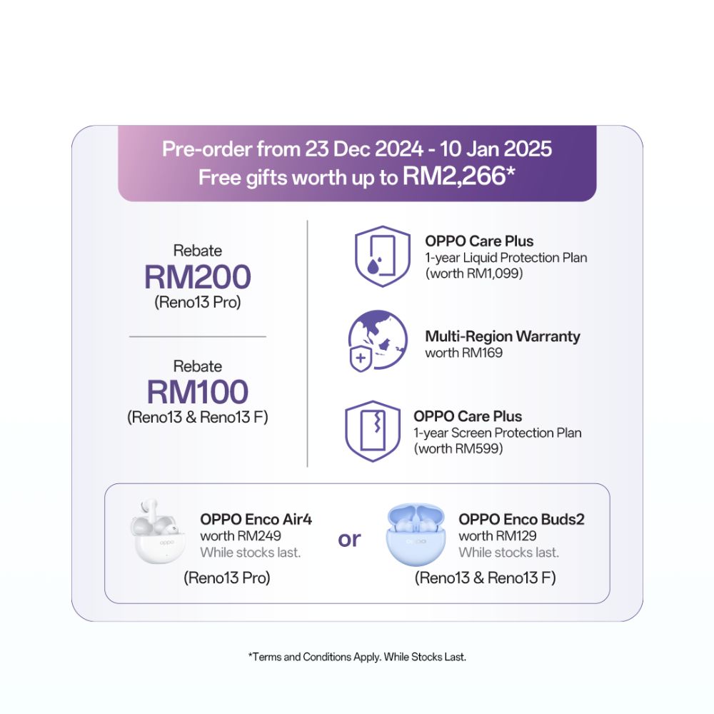 [Deposit RM50] OPPO Reno13 Pro 5G