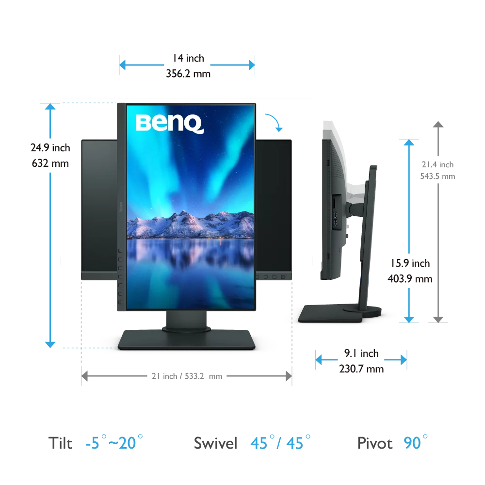 BenQ SW240 24" Photographer Monitor | 1920x1200