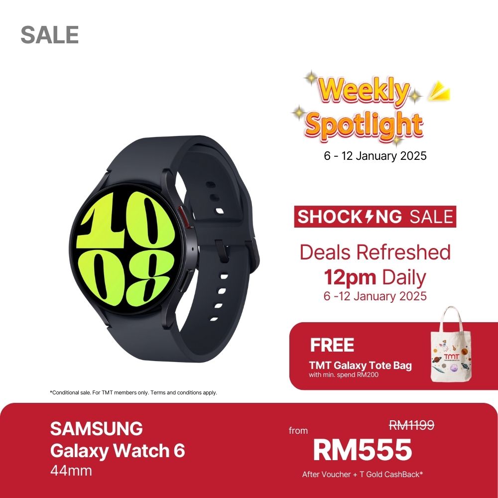 ( Weekly Spotlight ) SAMSUNG Galaxy Watch6 (Bluetooth, 44mm)