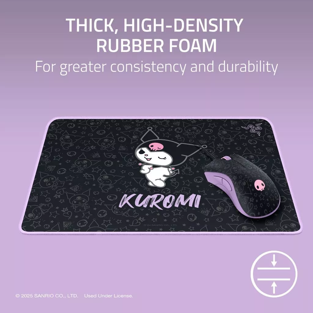 Razer DeathAdder Essential & Goliathus Bundle - Kuromi Edition