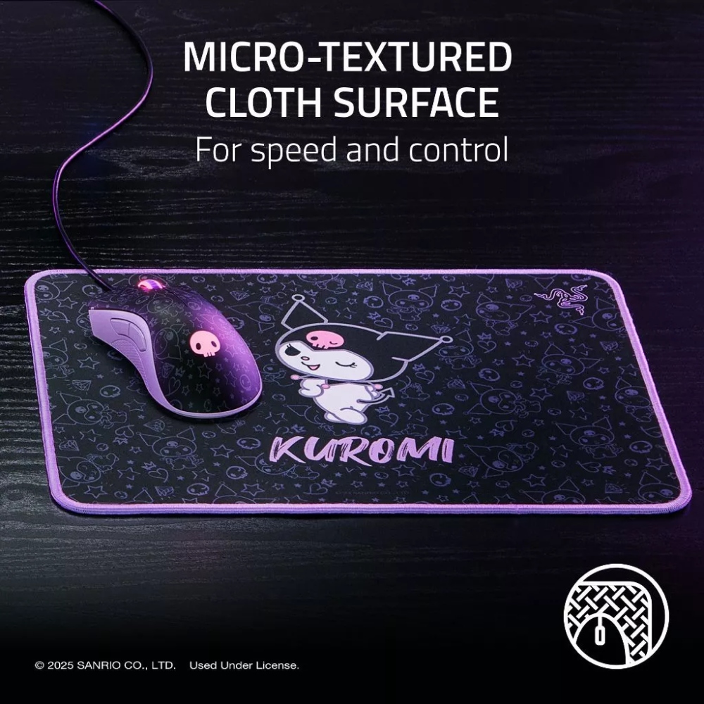 Razer DeathAdder Essential & Goliathus Bundle - Kuromi Edition