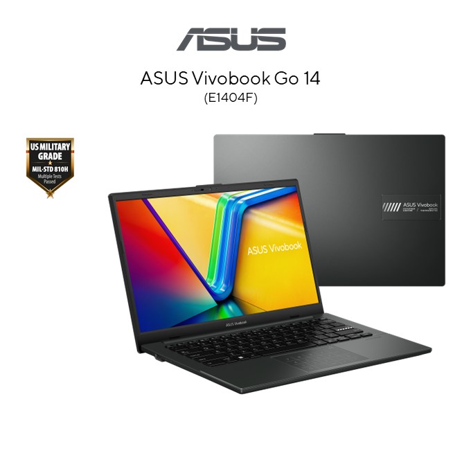 ASUS VivoBook Go E1404F-AEB870WS Laptop | AMD Ryzen 3-7320U