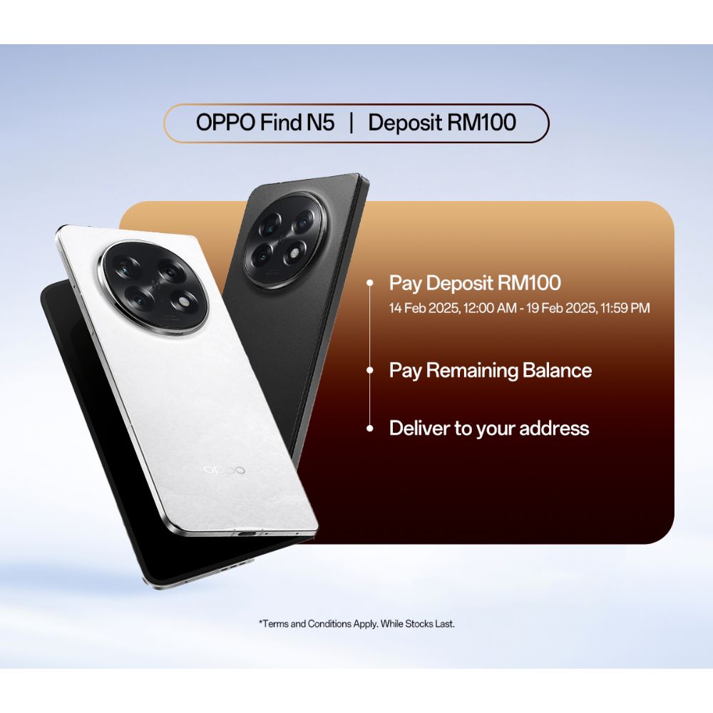 [Deposit RM100] OPPO Find N5