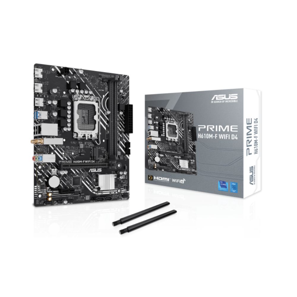 ASUS Prime H610M-F WIFI D4 mATX Motherboard