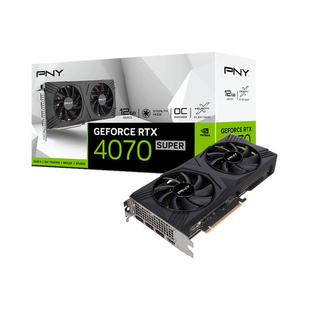 PNY GeForce RTX4070 SUPER VERTO Dual Fan OC