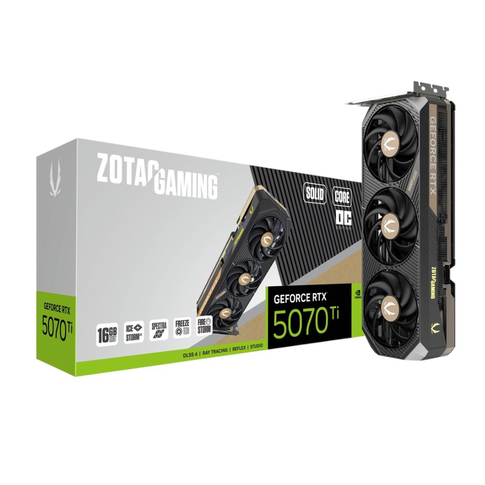 ZOTAC GAMING GeForce RTX 5070 Ti SOLID CORE OC