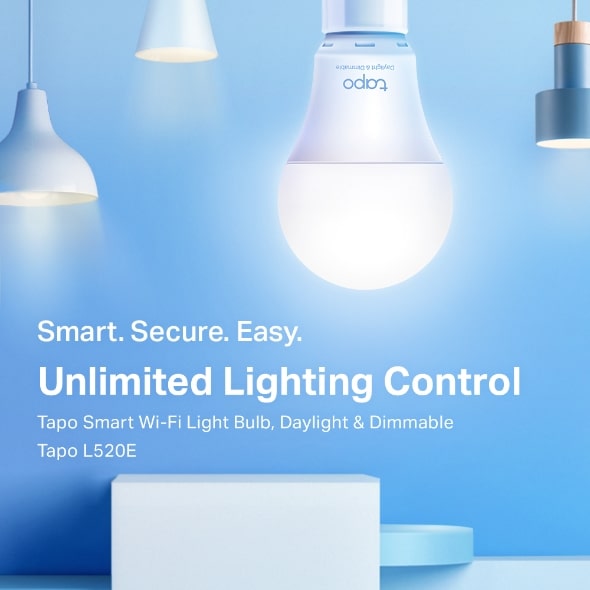 TP Link Tapo L520E Smart Wifi Light Bulb Daylight & Dimmable/Light Bulb/Multicolor Voice Control (Work with Amazon Alexa & Google Assistant) (1 Years Warranty)