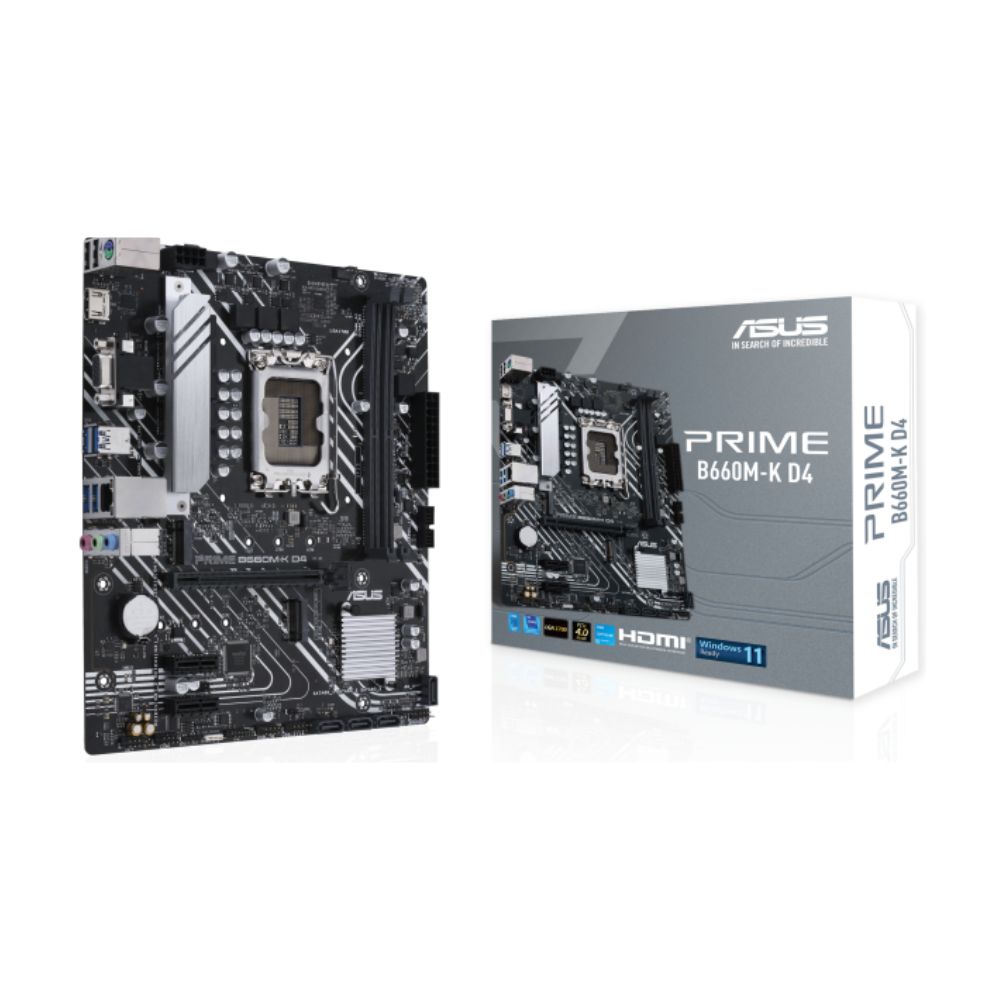 ASUS Prime B660M-K D4 mATX Motherboard