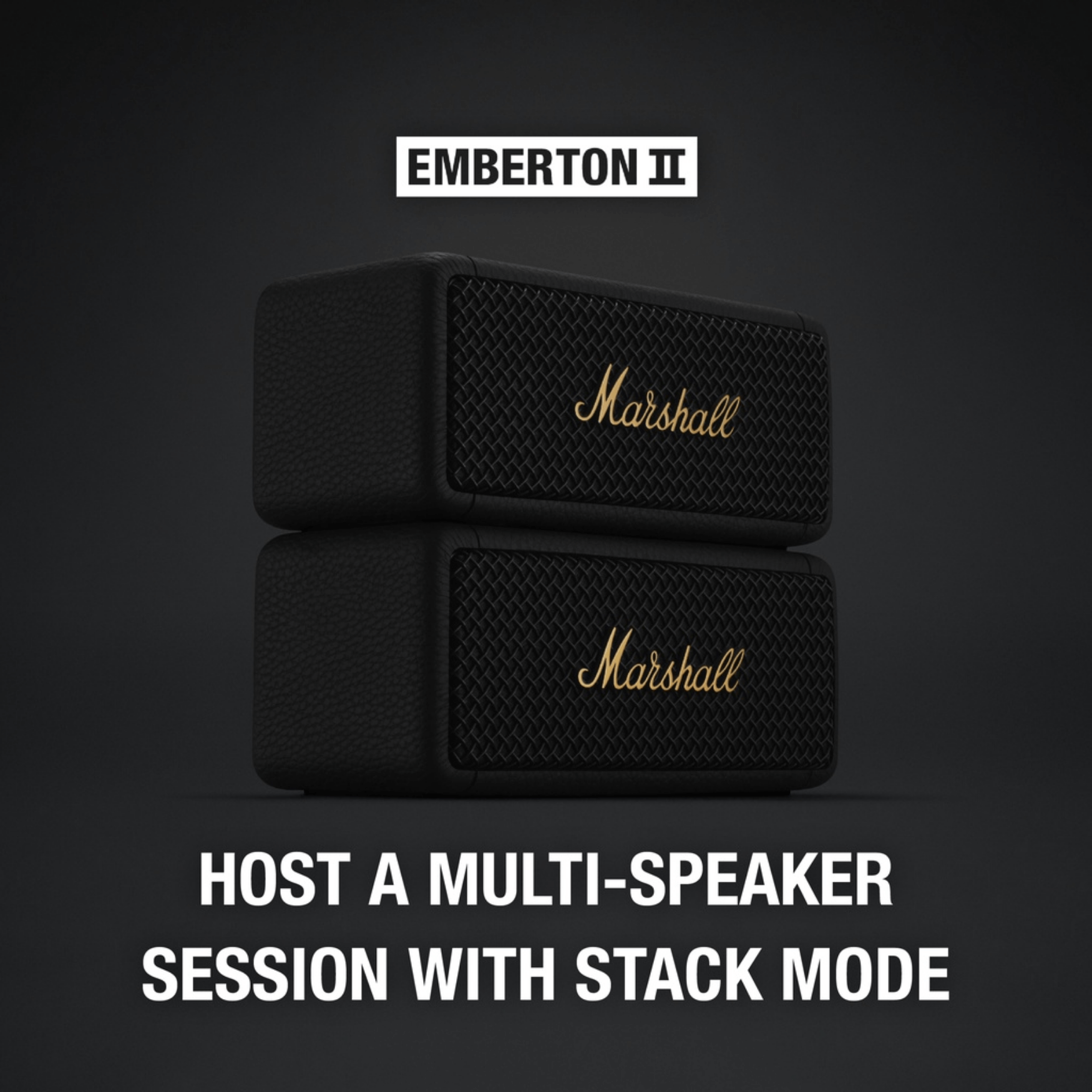 Marshall Emberton II Portable Bluetooth Speaker (1 Year Warranty)