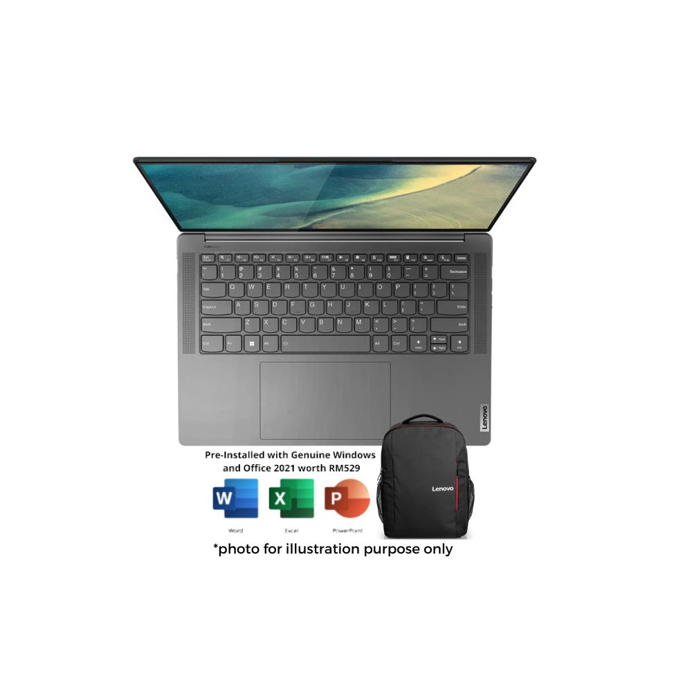 Lenovo Yoga Slim 7 ProX 14ARH7 82TL004LMJ Laptop | AMD Ryzen™7 | 16GB RAM 12GB SSD | 14.5" 3K 120Hz | RTX™3050 | MS OFFICE+BAG