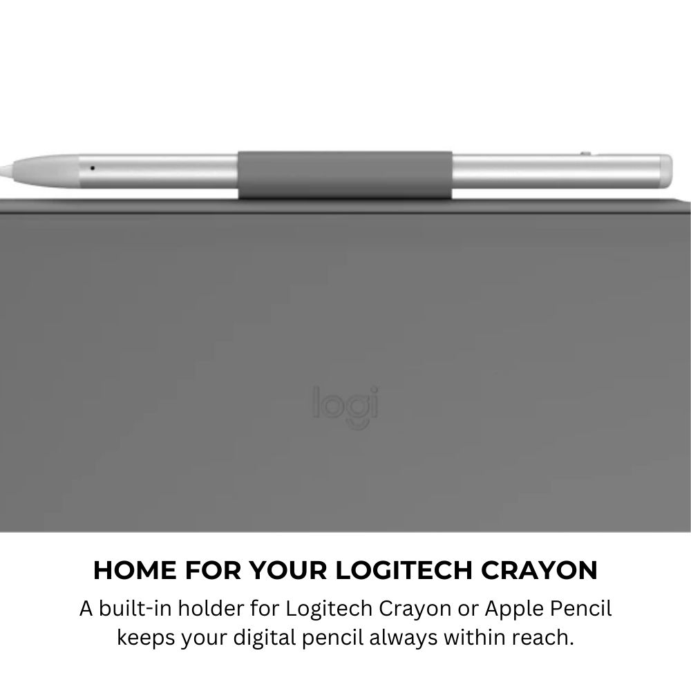 Logitech Slim Folio Keyboard Case 10.2" For iPad