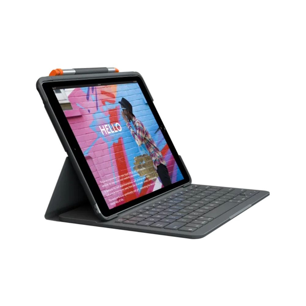 Logitech Slim Folio Keyboard Case 10.2" For iPad