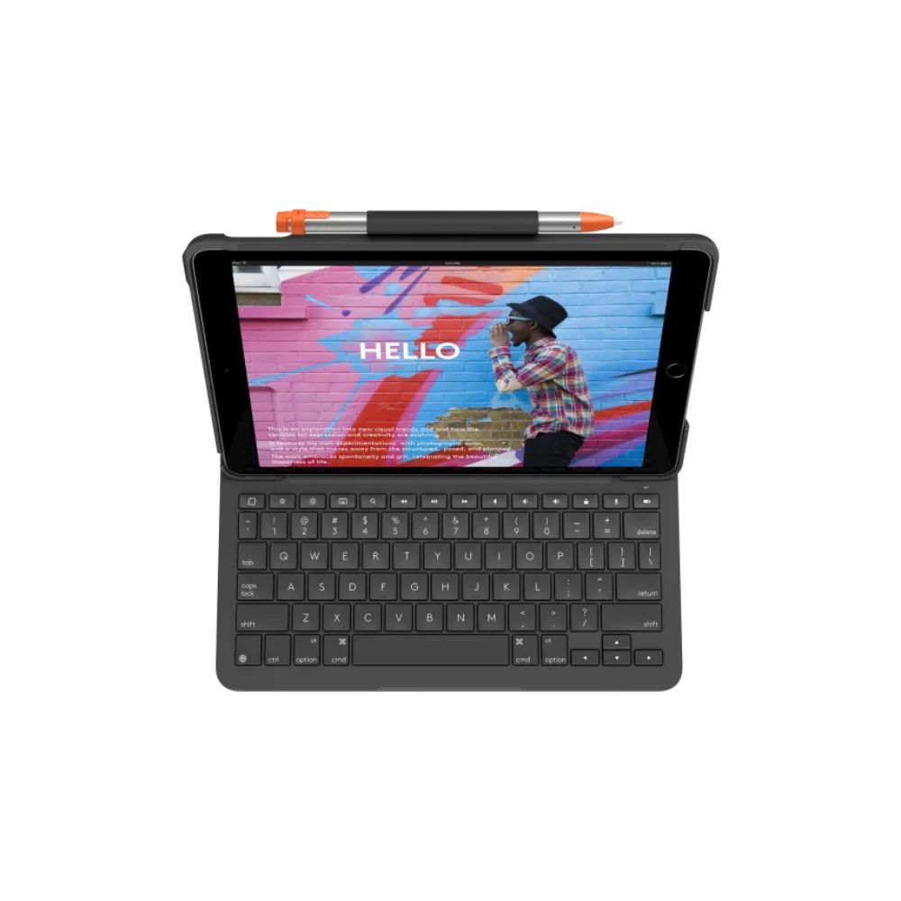 Logitech Slim Folio Keyboard Case 10.2" For iPad