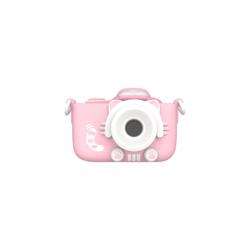 myFirst Camera 3 Mini Digital Camera For Kids | Extra Selfie Lens | With Designated Cartoon Pouch