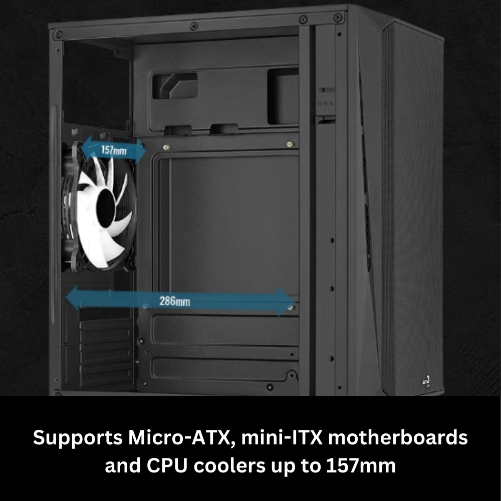 AeroCool CS107 FRGB mATX Casing | Thunder Match