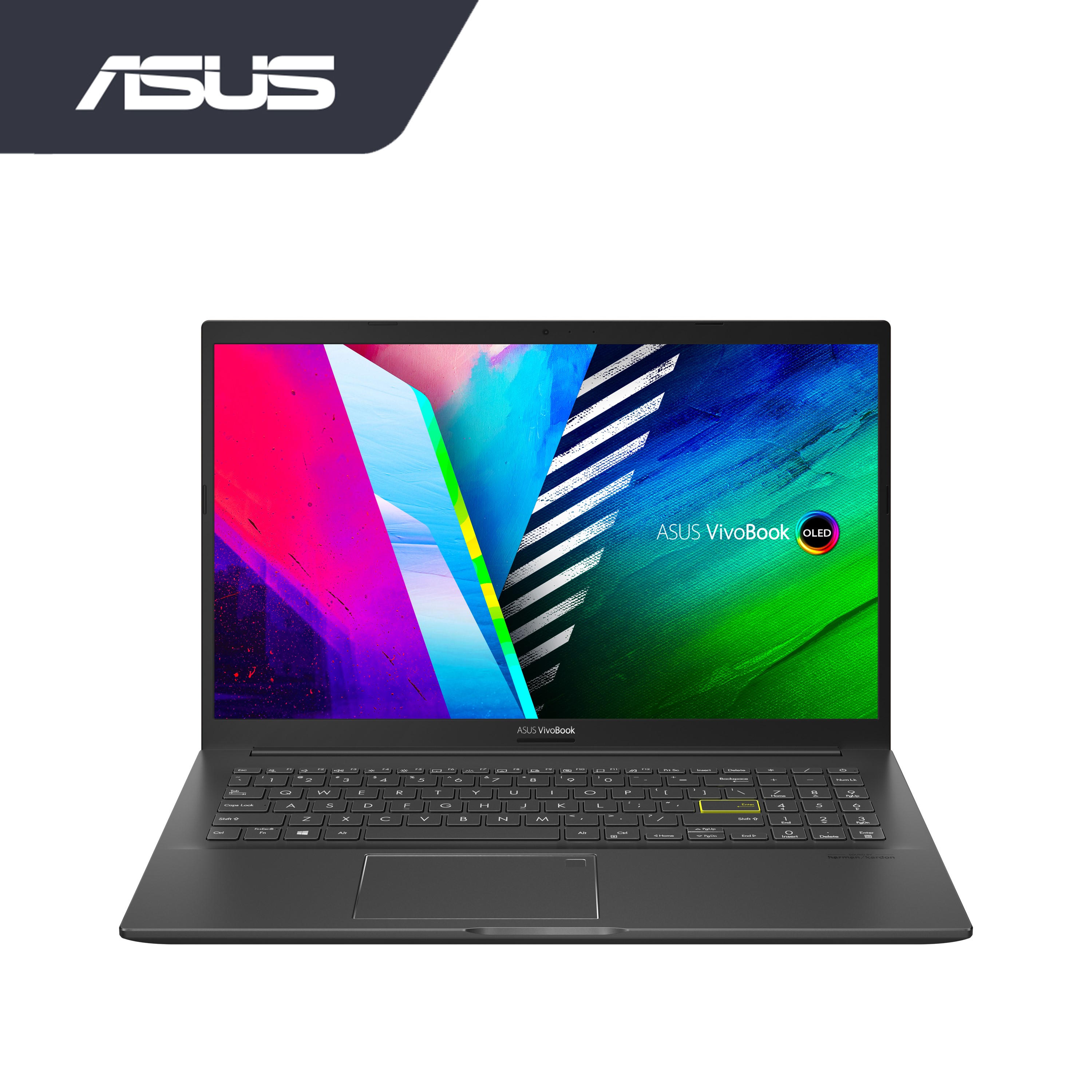 Asus VivoBook K513E-AL13093WS Indie Black Laptop | Intel i5 | 8GB Ram 512GB SSD | 15.6" FHD OLED Screen | MS Office H&S 2021 | Win11 | 2Y Warranty