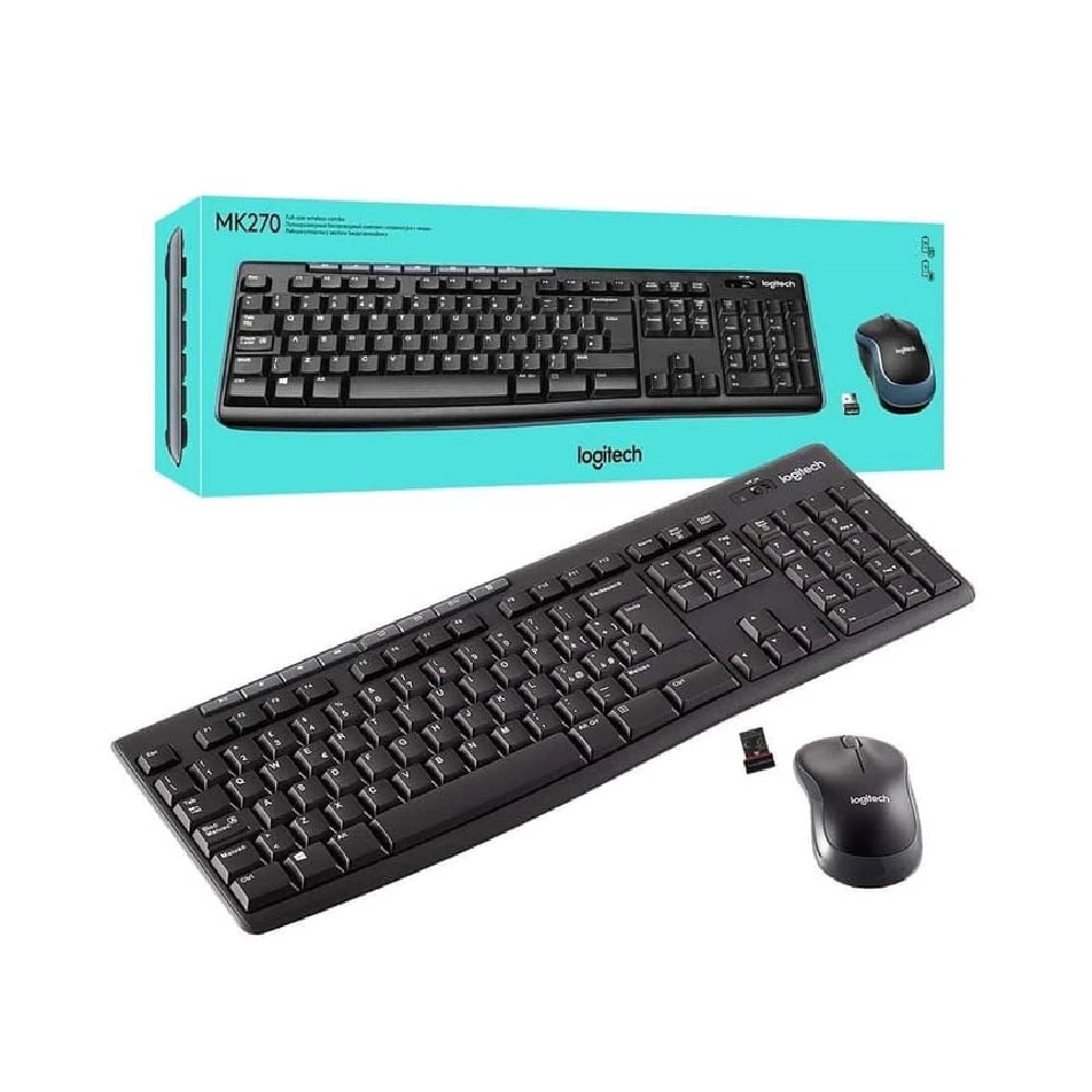 Logitech MK270r Wireless Keyboard & Mouse Combo