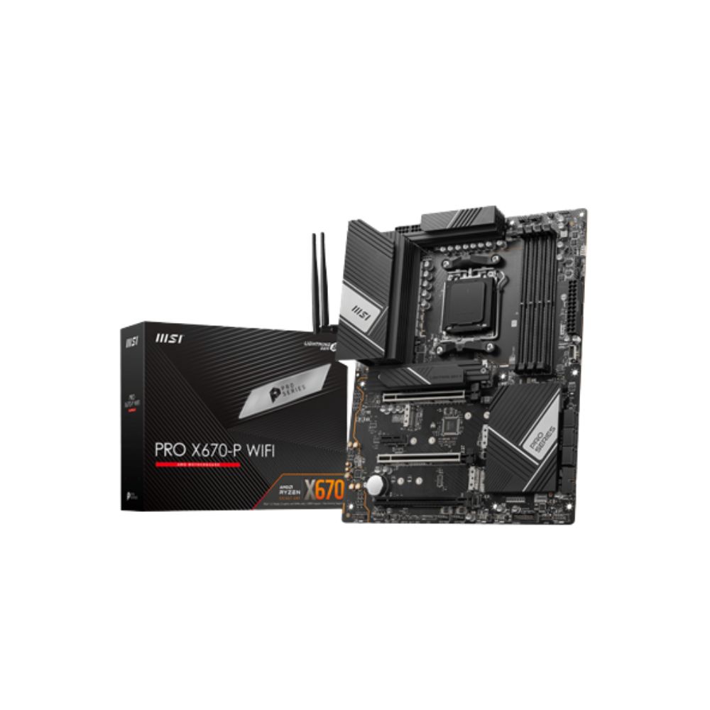 MSI AMD AM5 X670-P PRO WIFI ATX Motherboard | Thunder Match