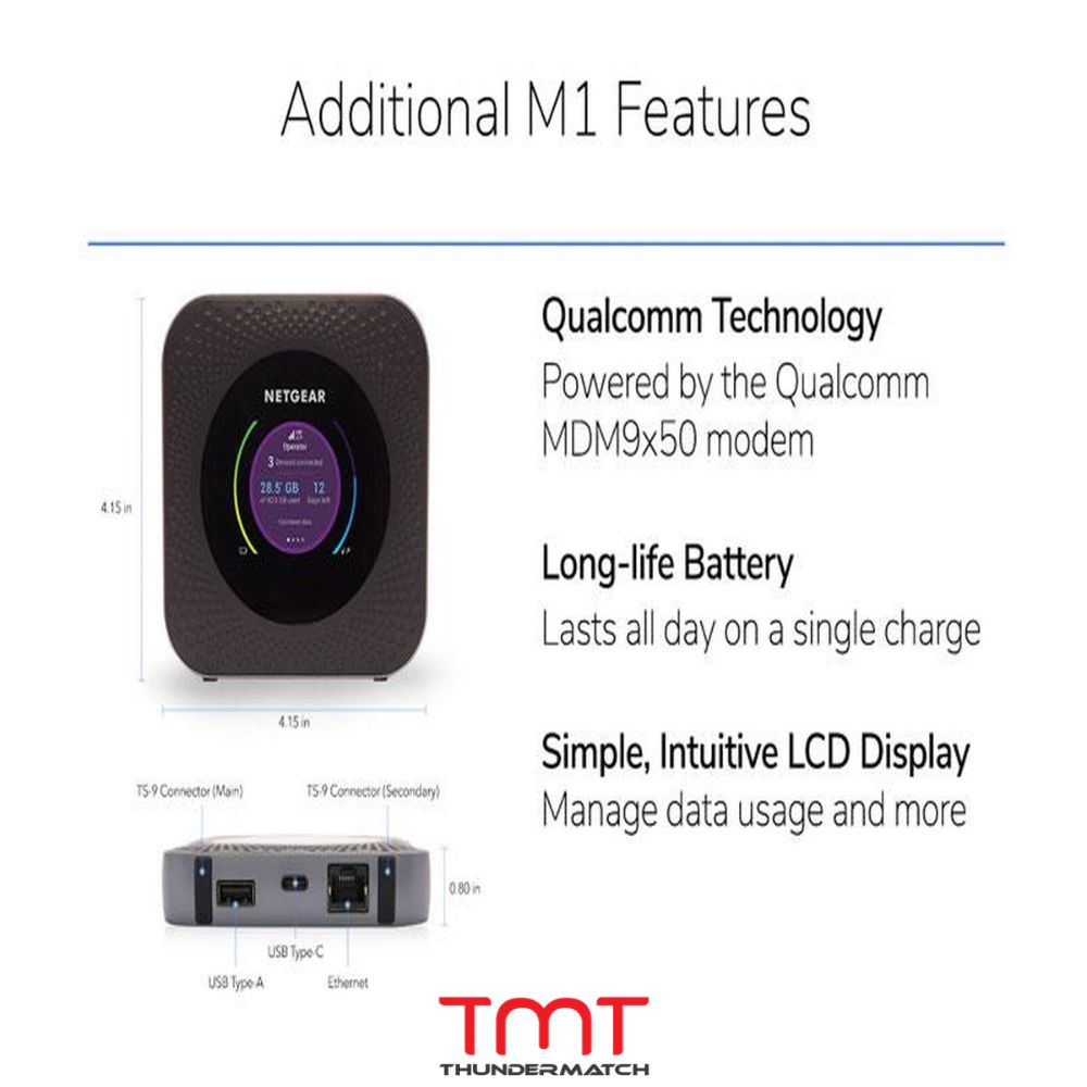 NETGEAR Nighthawk M1 Mobile Hotspot 4G LTE Router MR1100