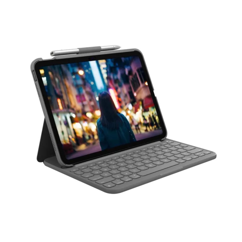 Logitech Slim Folio Keyboard Case 10.9" For iPad