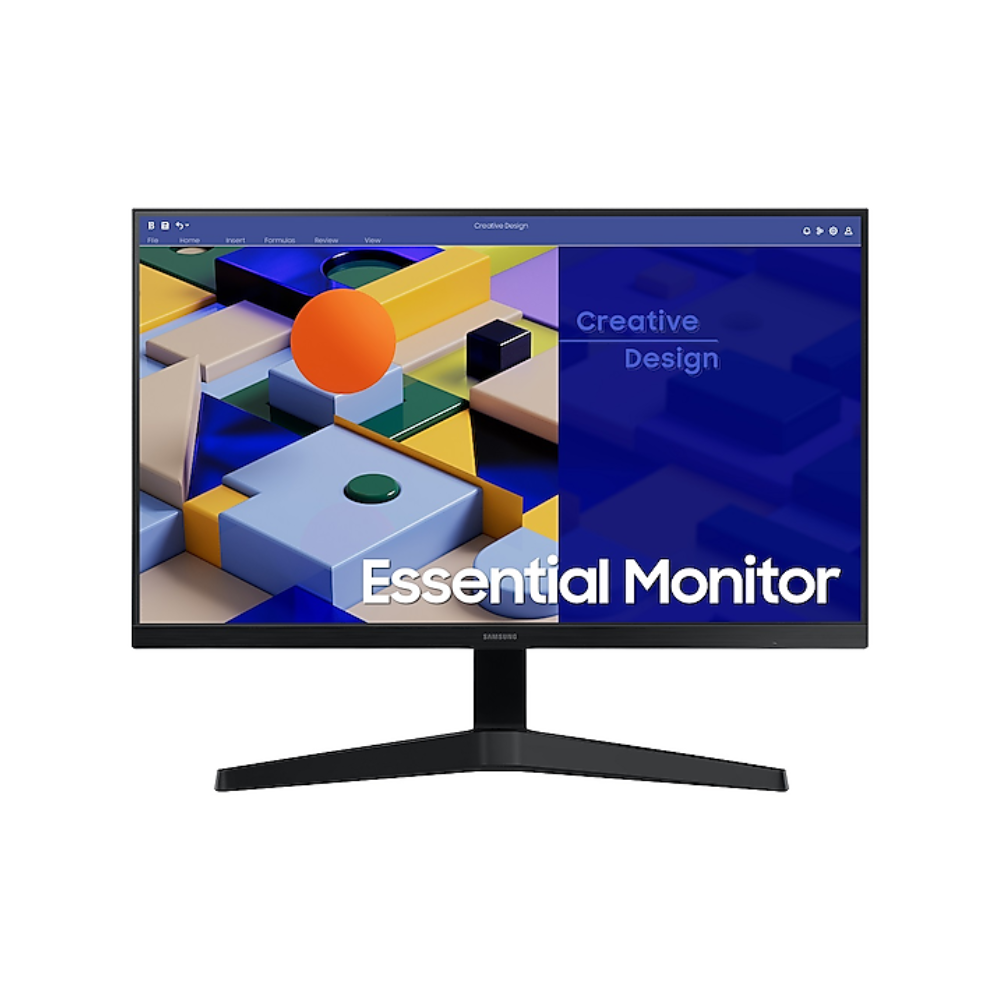 Samsung LS24C310EAEXXS 24" Monitor | 5ms | FHD | IPS Panel | 75Hz | HDMI & VGA | Flicker Free | AMD Free-Sync | 3Y Warranty