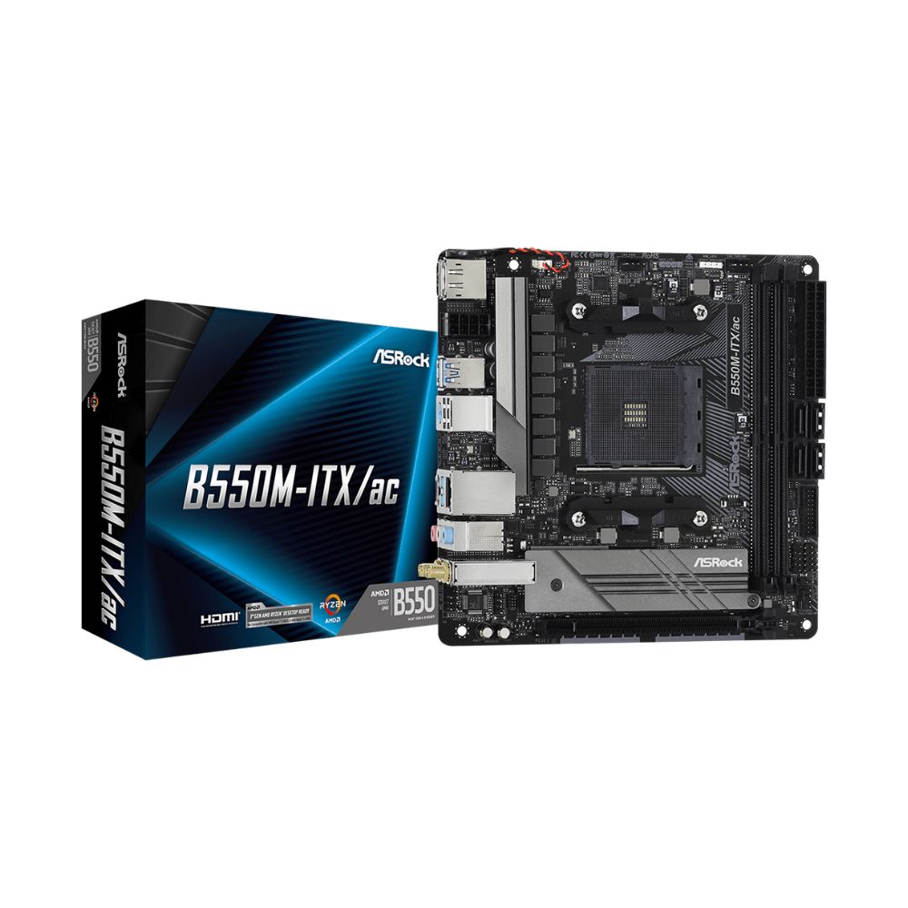 ASRock B550M-ITX/AC Motherboard