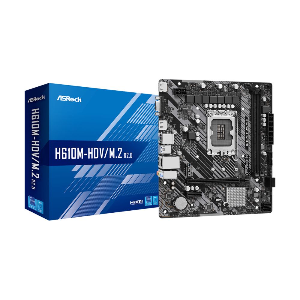 ASRock H610M-HDV/M.2 R2.0 mATX Motherboard