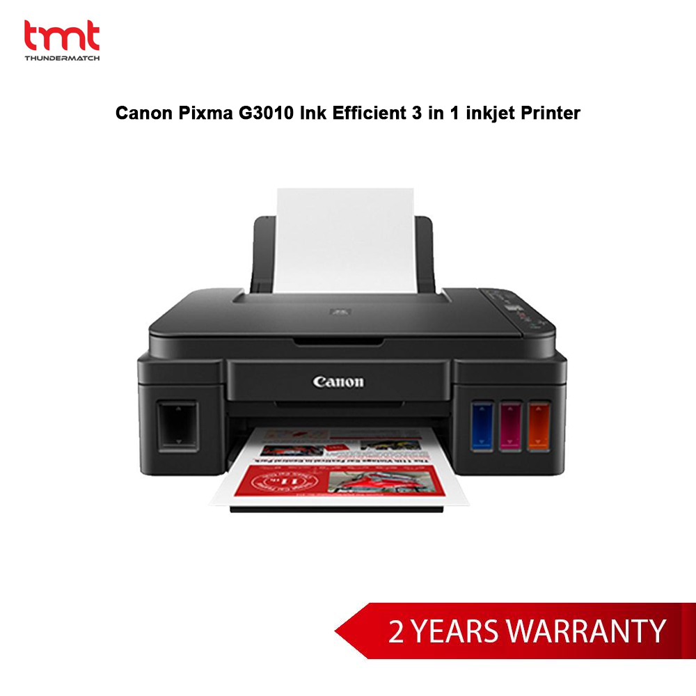 Canon Pixma G3010 Ink Efficient 3 in 1 inkjet Printer