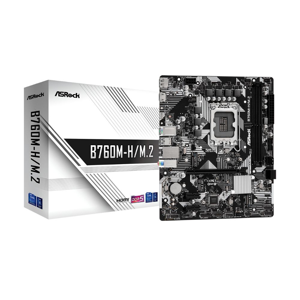 ASRock B760M-H/M.2 mATX Motherboard