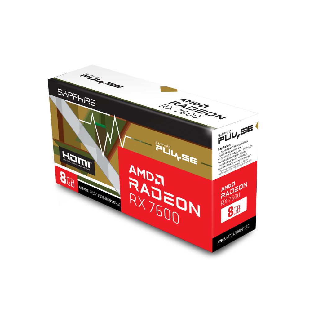 Sapphire Radeon RX 7600 PULSE