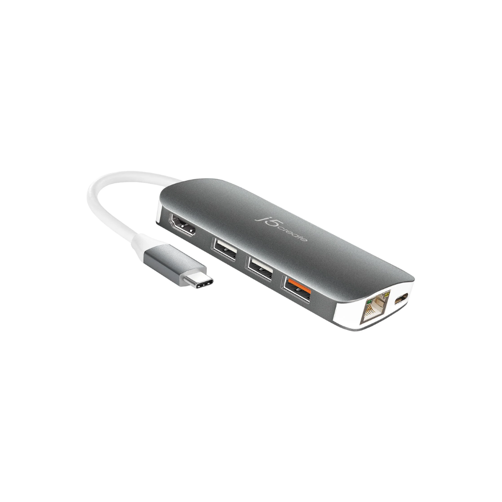 J5create USB-C 9-in-1 4K HDMI™ Multi-Port Hub with PD 100W (JCD383)