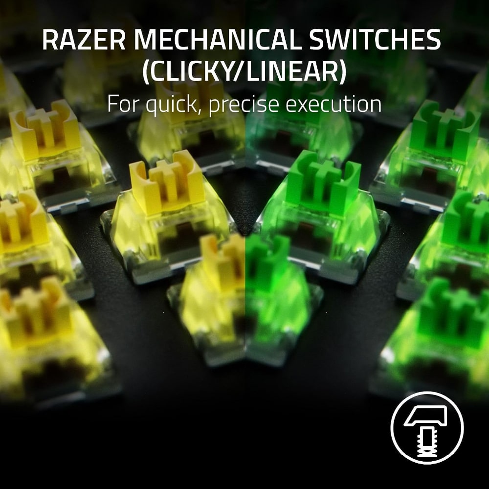 Mechanical Gaming Keyboard - Razer BlackWidow V4 X with RGB